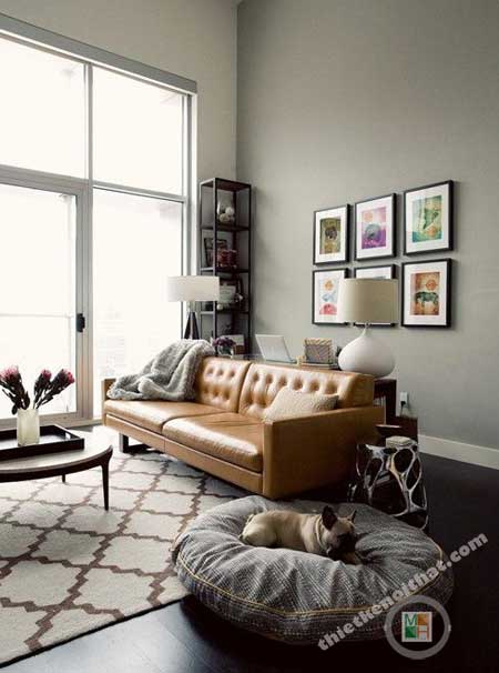 ghế sofa da Sofa da hiện đại